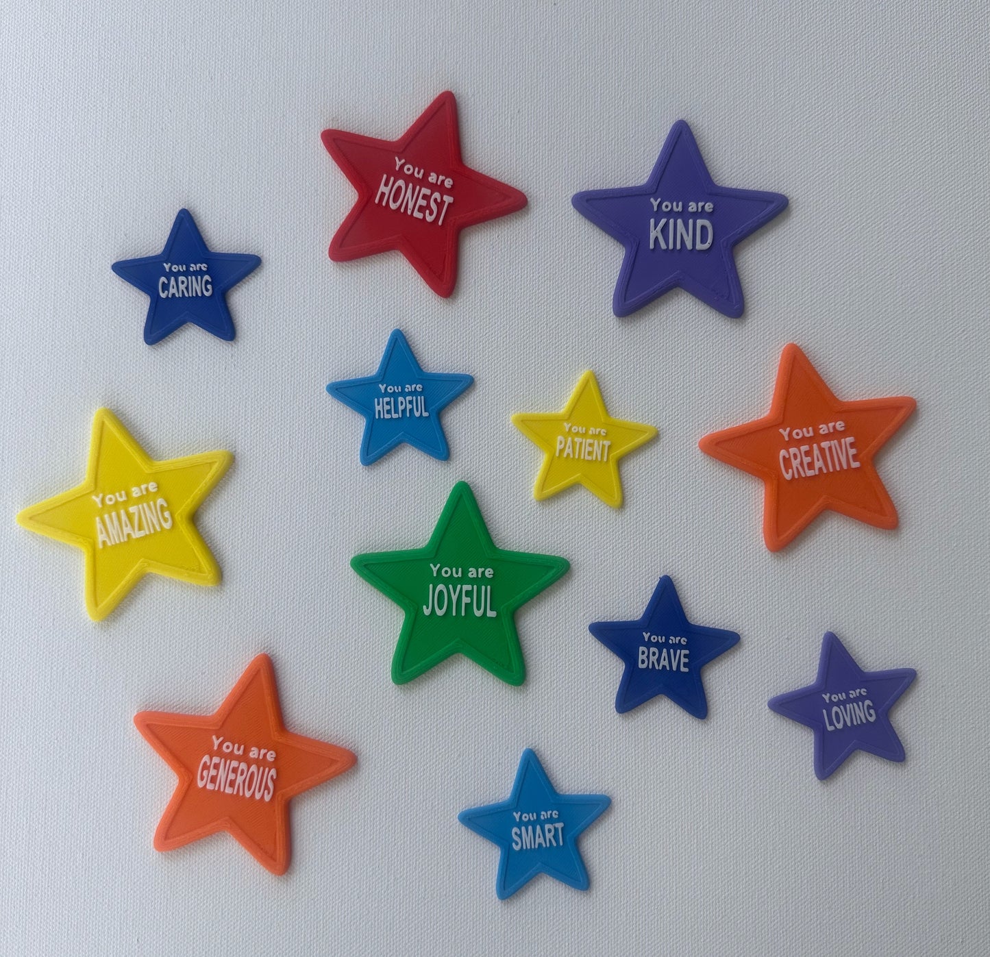 Affirmation Stars (for watertable, sandtable, rewards, treasure hunts & more)