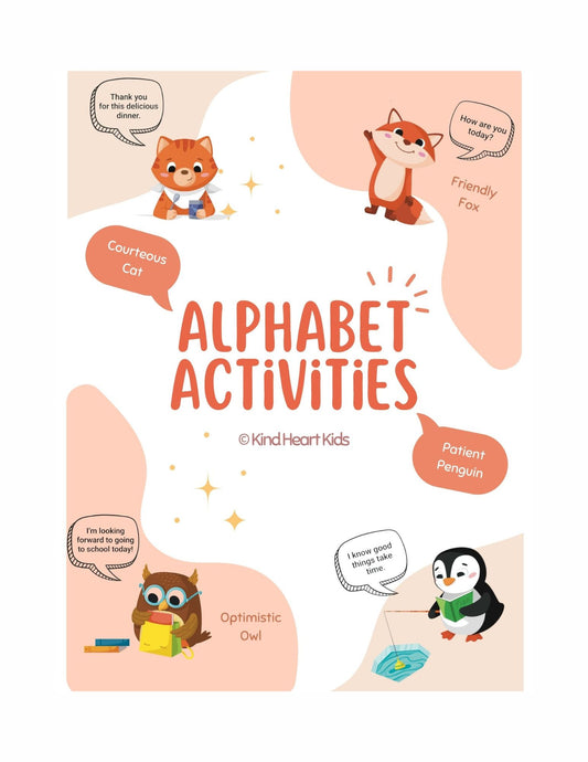 Character Building Alphabet Activities A-Z (DIGITAL)